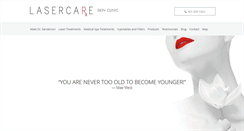 Desktop Screenshot of lasercareskinclinic.com